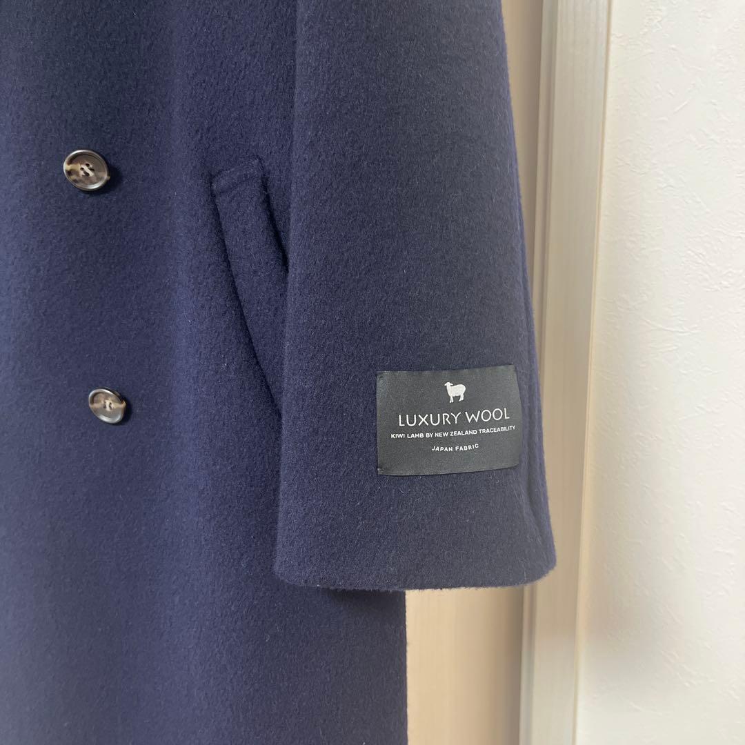 ノーリーズ　ＫＩＷＩ　ＬＡＭＢダブルチェスターコート