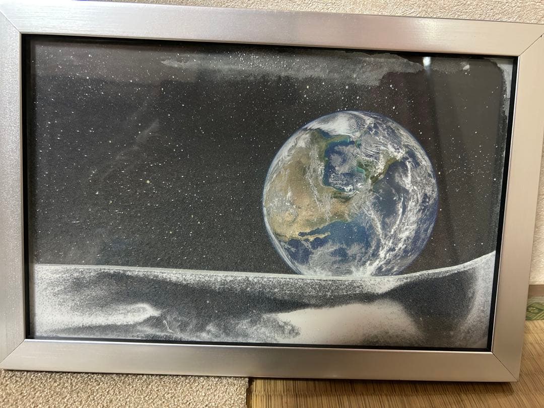 KB collection サンドピクチャー《アース》＋ 専用アクリル什器　地球