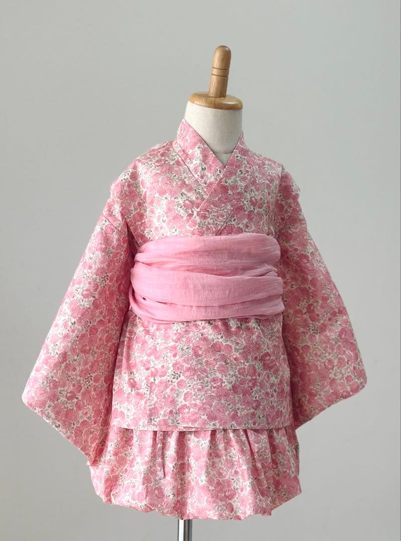 詩愛-shion-No.YU2508キッズ可愛いセパレート浴衣ドレスセット