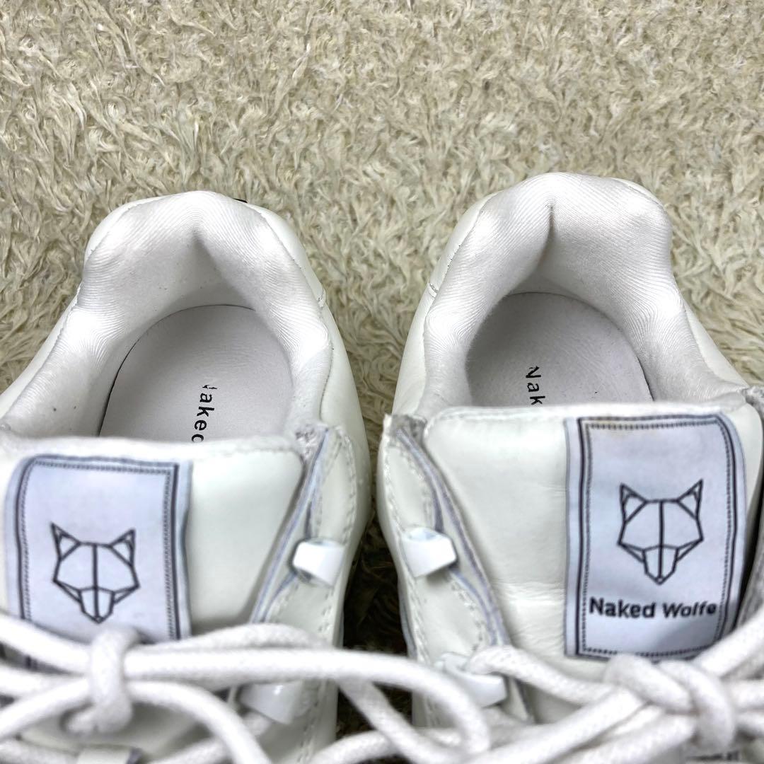 『美品』Naked Wolfe レザー レースアップ スポーティ スニーカー