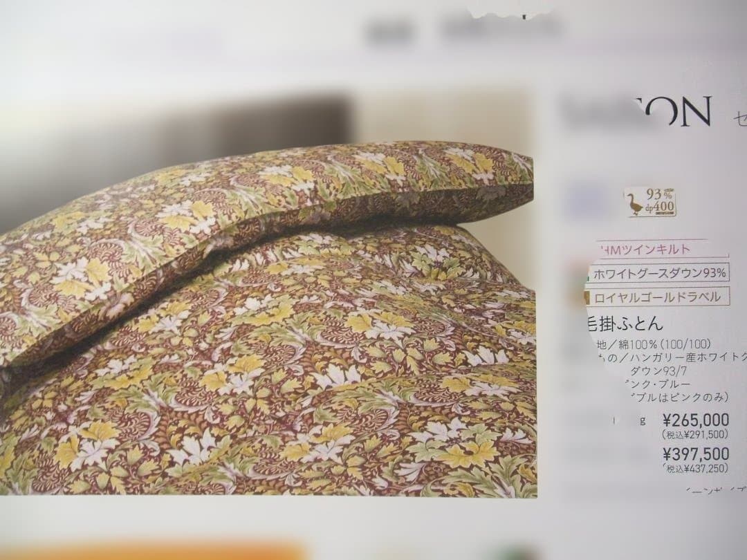 新品＊五つ星ゴールド＊グース（ガチョウ）＊ハンガリーグース９３％＊羽毛布団ＳＰ