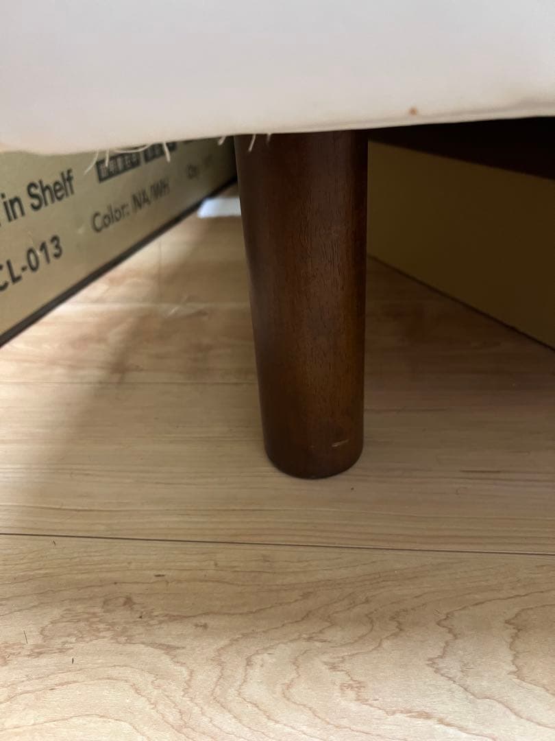 無印良品　脚付きマットレス セミダブル　木製脚付き