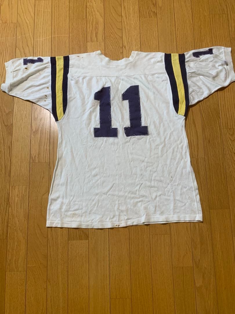 50s60s70sチャンピオン フットボールTシャツ　ヴィンテージ　ビンテージ