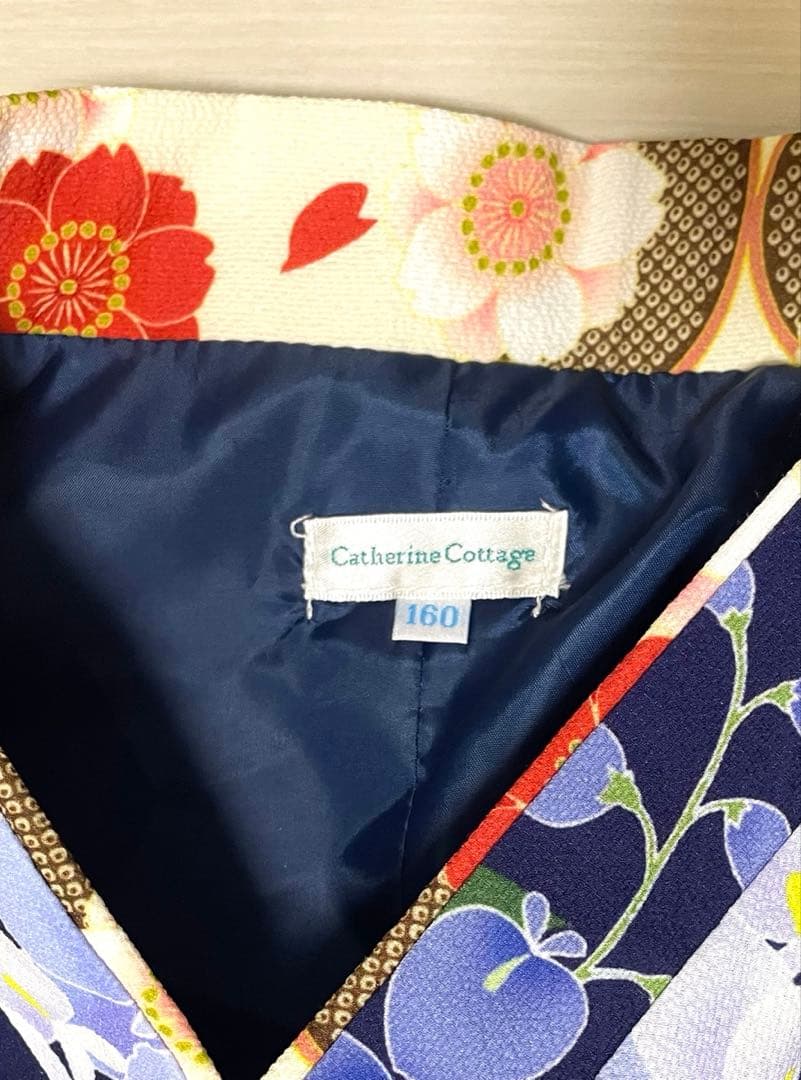 【新品】160キャサリンコテージ袴 肌襦袢 髪飾り➕おまけブーツ23㌢