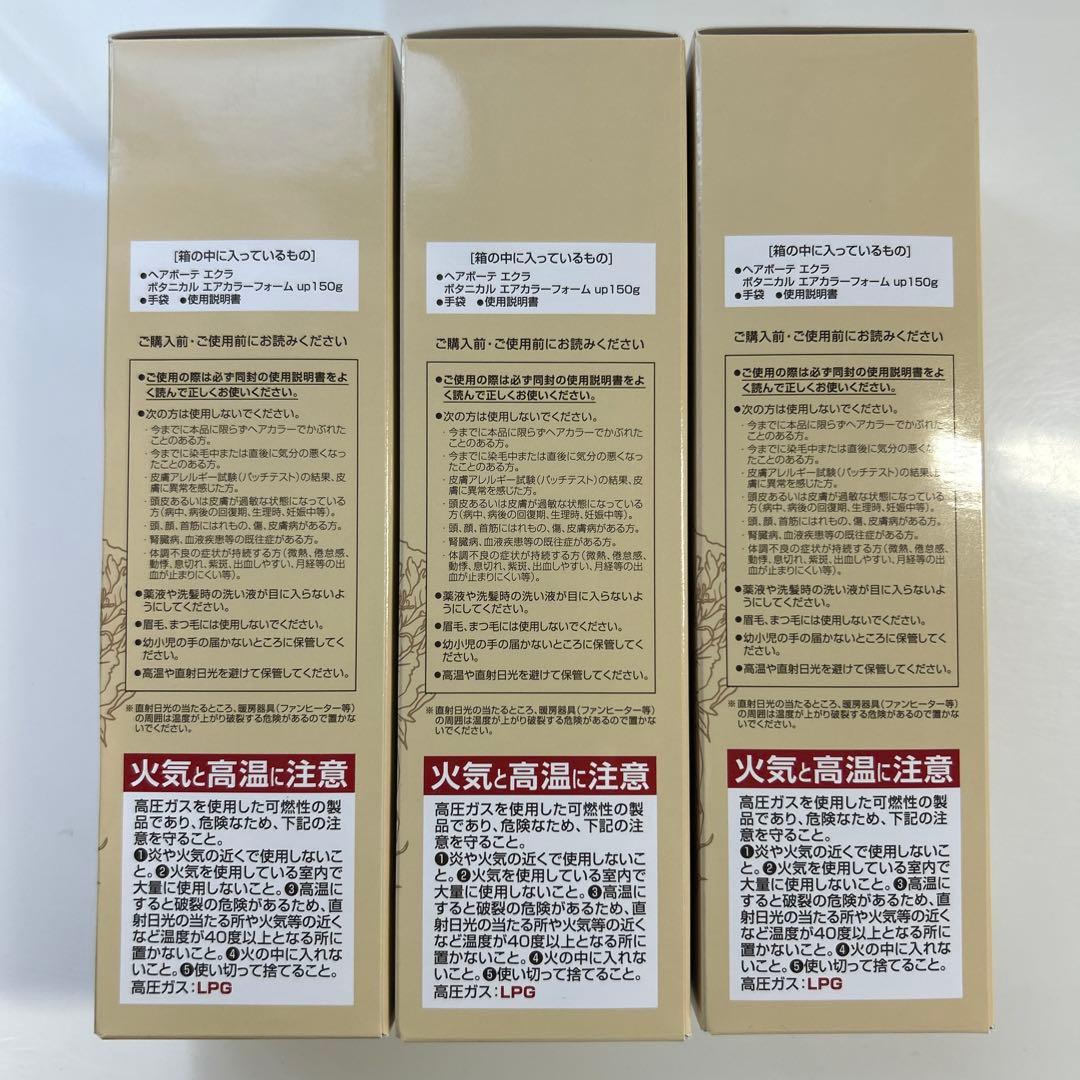 ヘアボーテ エクラ ボタニカル エアカラーフォーム up ライトブラウン