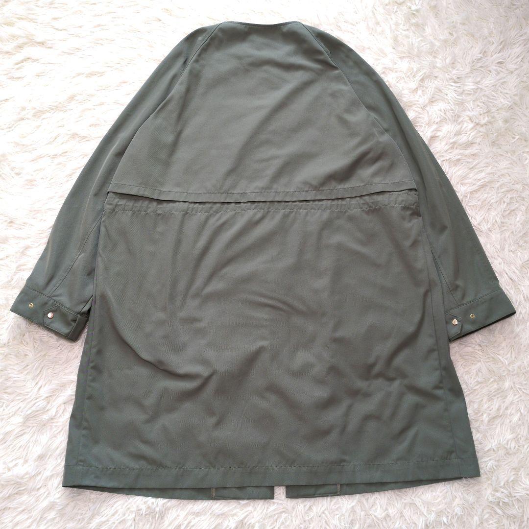 現行　25SS　23区　【撥水加工】ライトツイル　ノーカラーコート　40