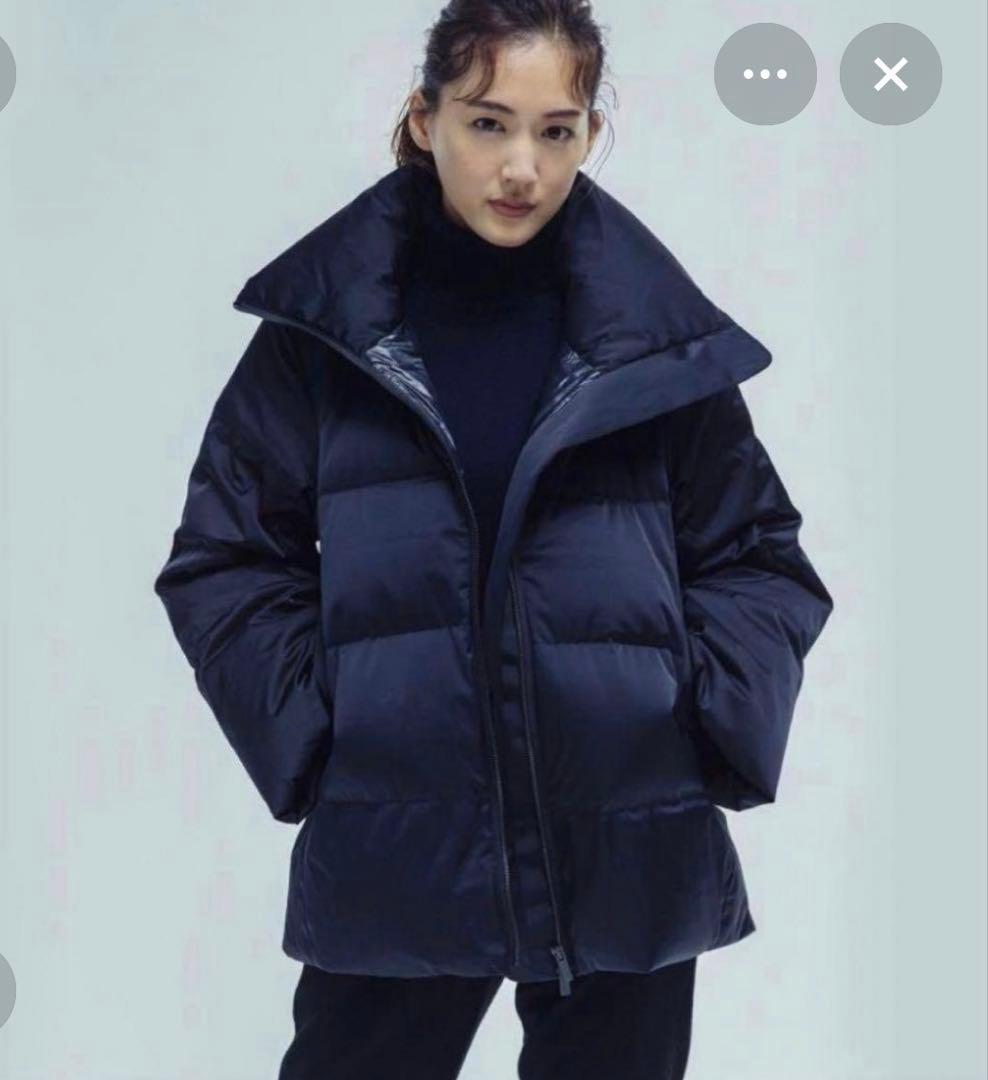 【美品】ユニクロジル・サンダーコラボブラックの「+J」ダウンボリュームジャケット