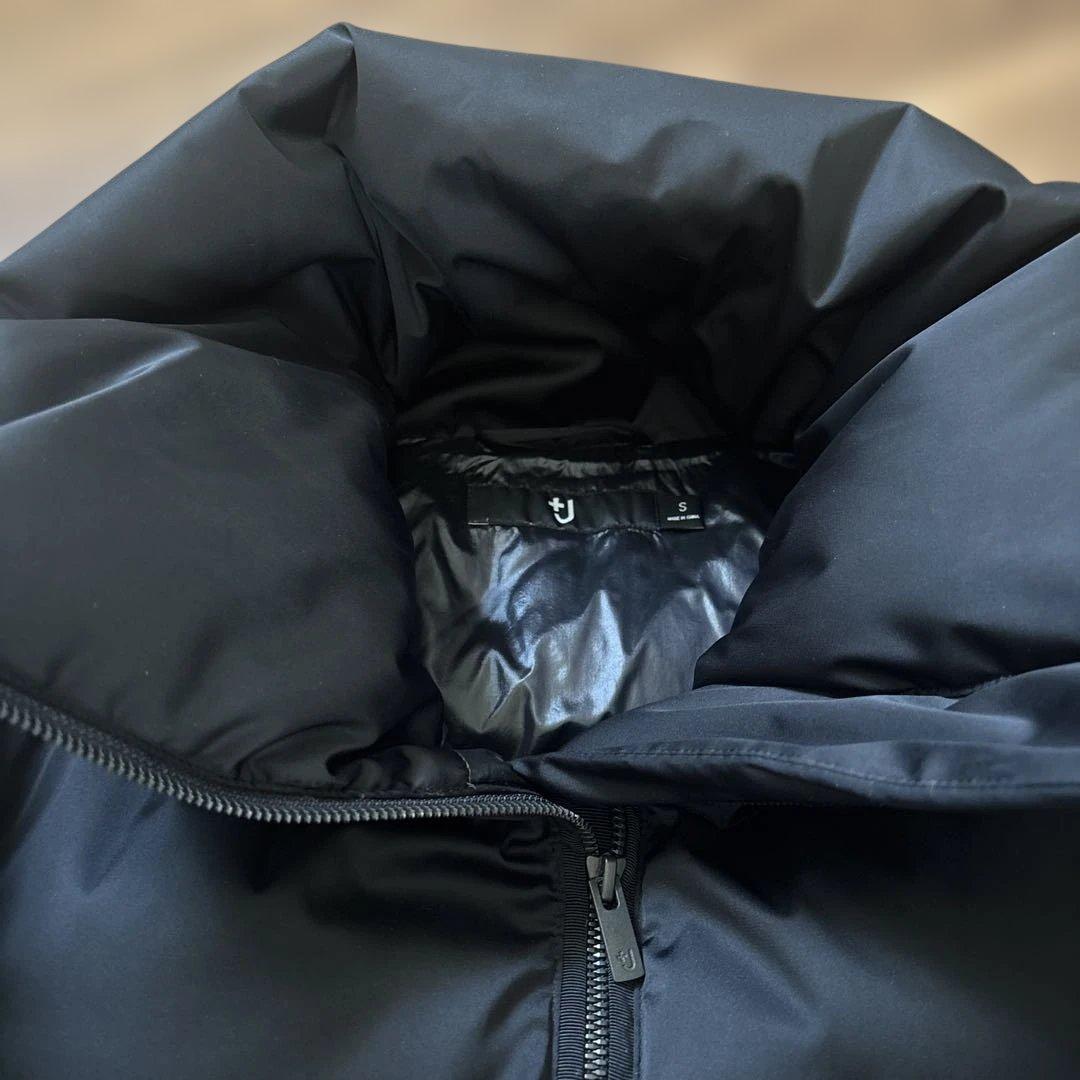 【美品】ユニクロジル・サンダーコラボブラックの「+J」ダウンボリュームジャケット