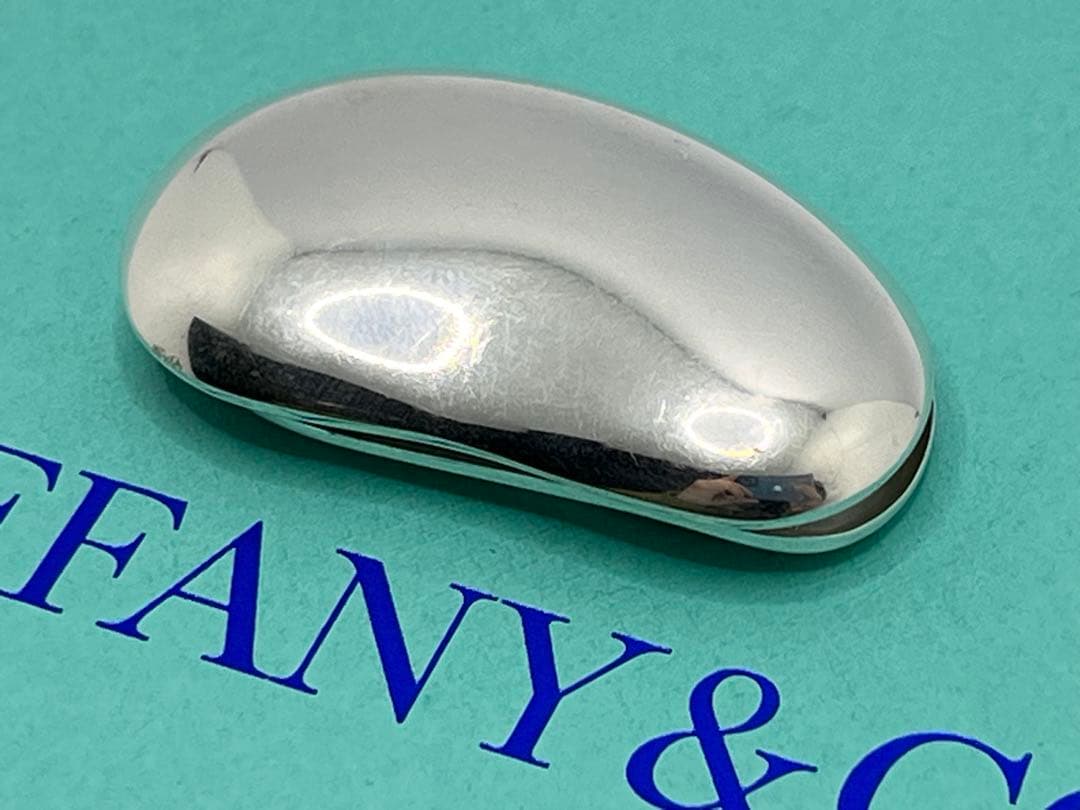 c444 廃盤　希少　美品　ティファニー　ビーン　マネークリップ　Ag925