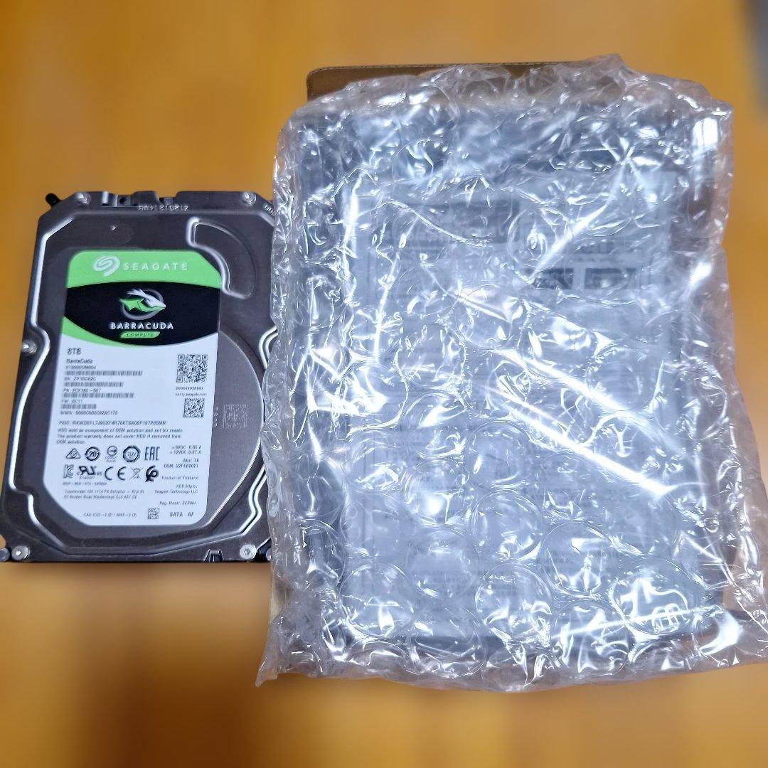 Seagate Barracuda 8TB 内蔵型HDD