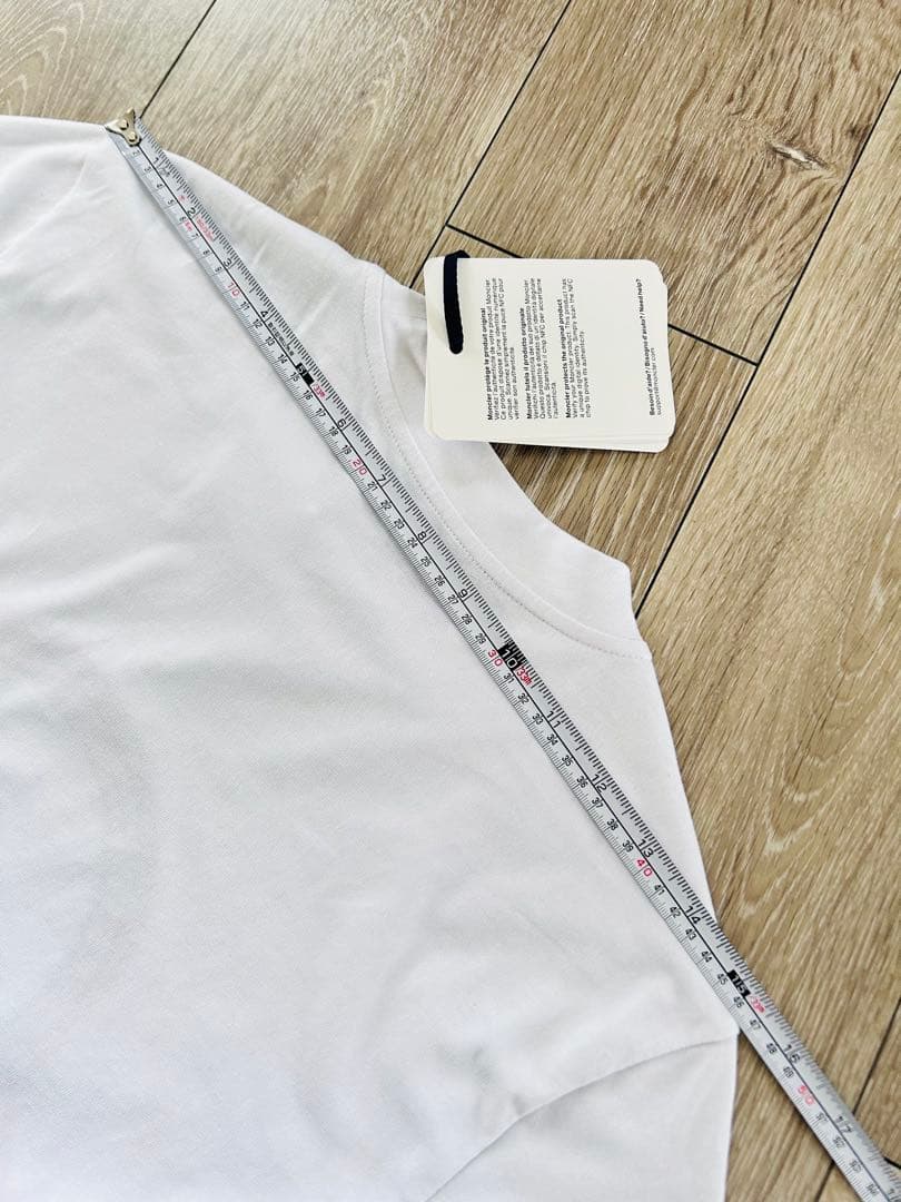 トモ MONCLER ホワイト 長袖カットソー Mサイズ