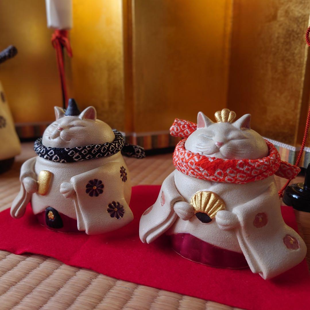 ❼だるま猫雛　m(*´꒳`*)m ※首輪付き