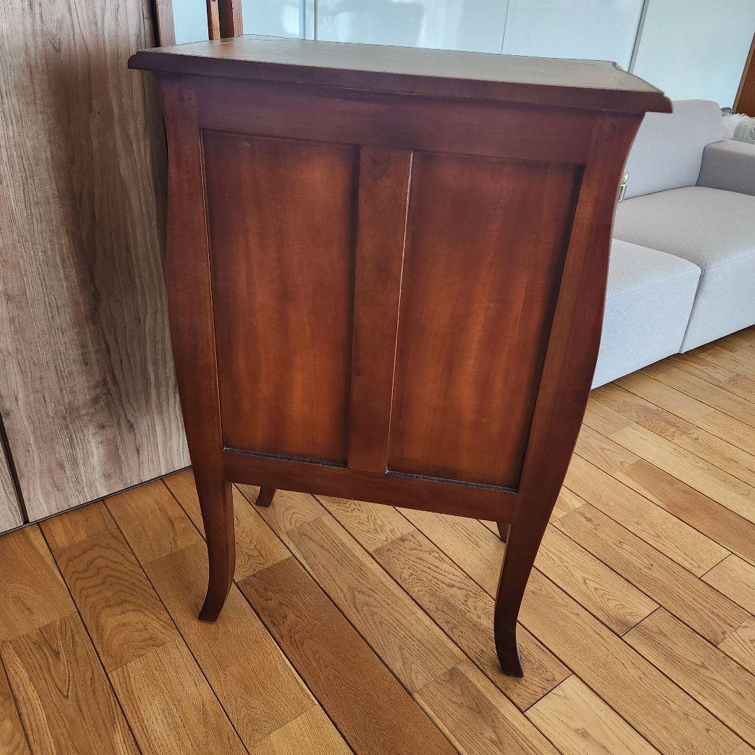 Rikkaヨーロピアン チェスト 4D コモチェスト 天然木 ブラウン