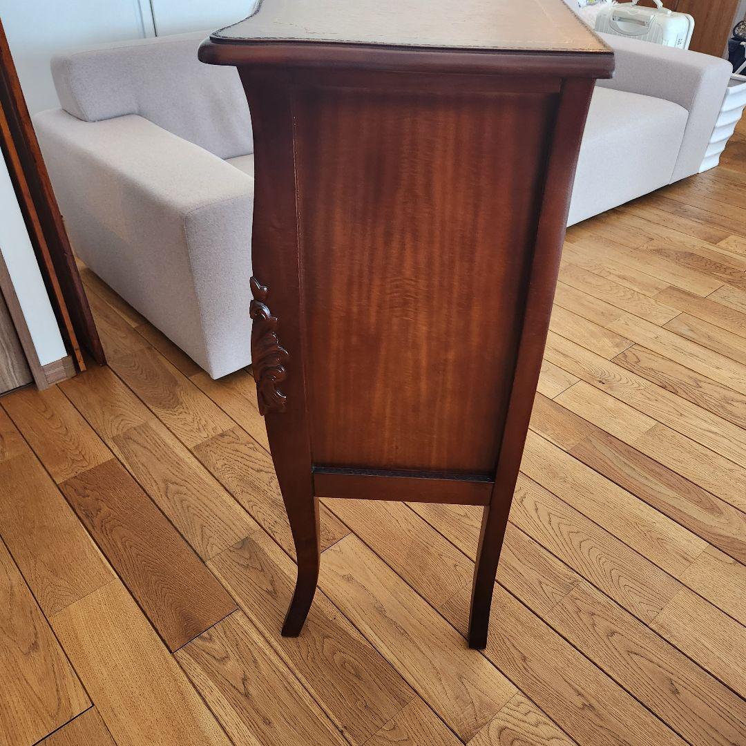 Rikkaヨーロピアン チェスト 4D コモチェスト 天然木 ブラウン