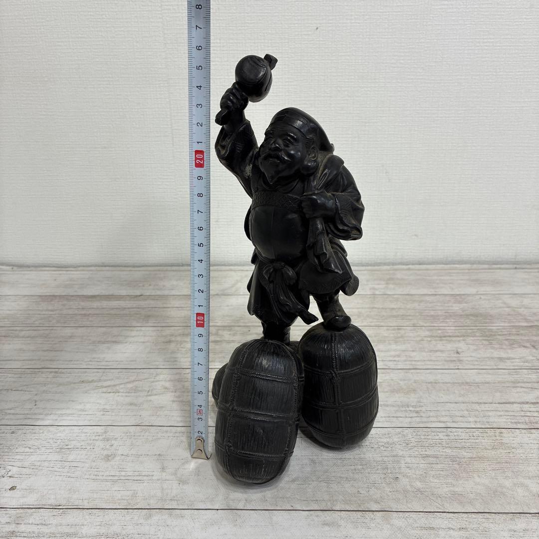 七福神 大黒天 置物 金属製