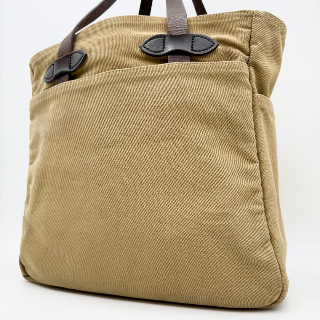 フィルソン オープントートバッグ ラゲッジ ツイル 肩掛け A4可 タン