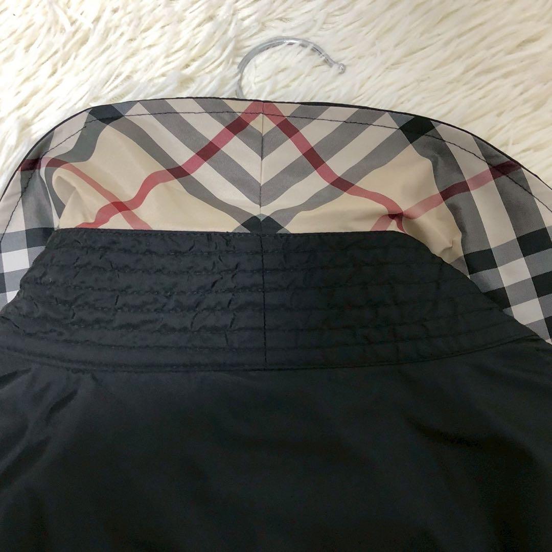 良品◎ポケッタブル◎Burberry London トレンチコート 黒 ブラック