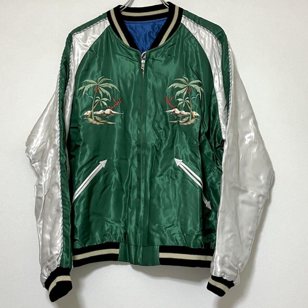 テーラー東洋 スカジャン 鷲と龍×ハワイマップ/XLサイズ