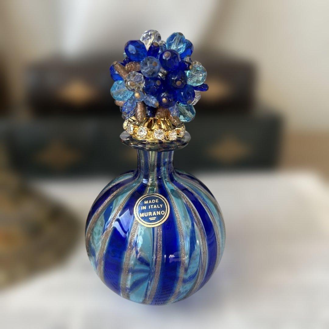 イタリア製ヴェネツィアンガラス ムラーノガラス 香水瓶