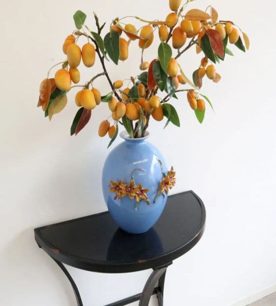 F　花瓶　フラワーベース　オーバルベース　ラン　インテリア　YK