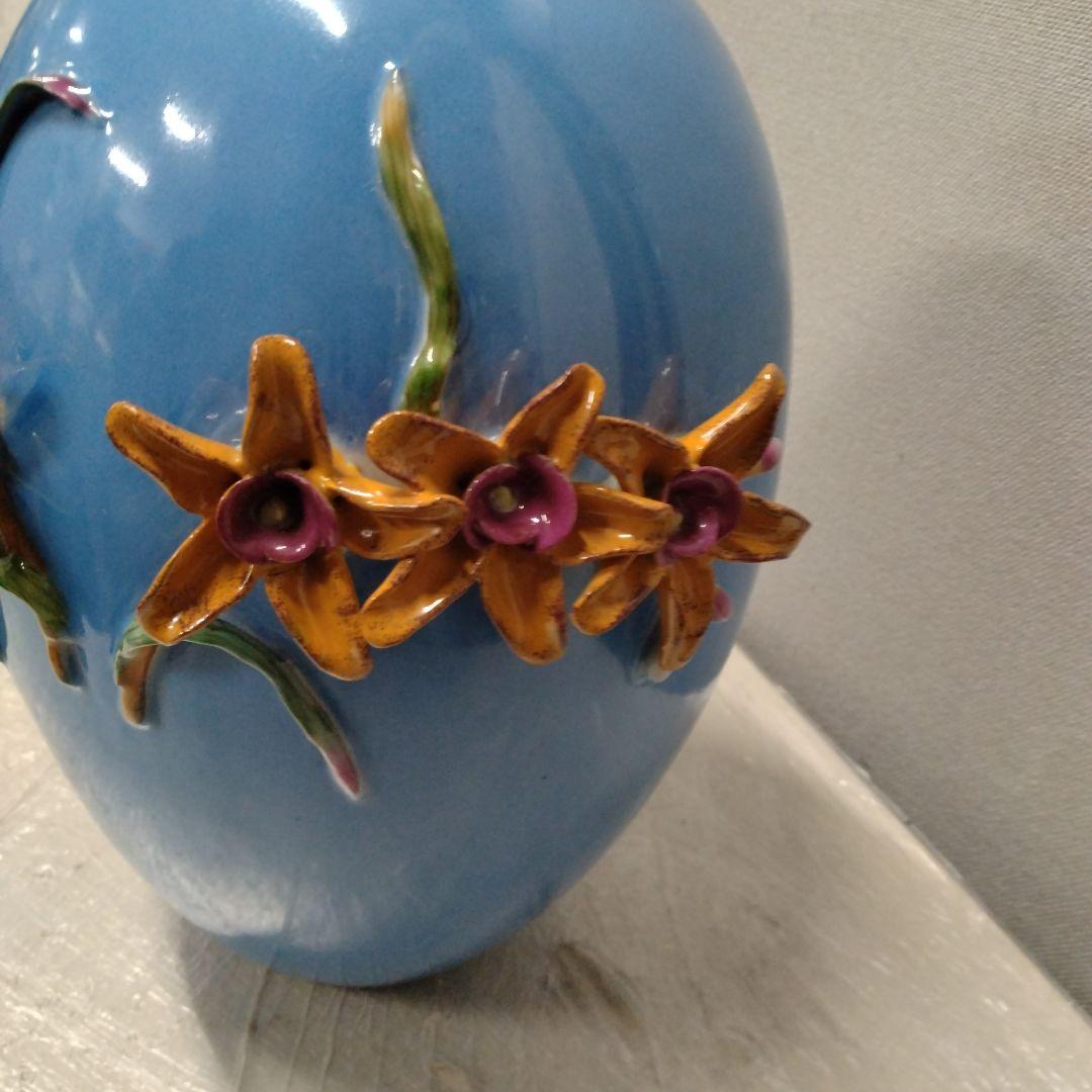 F　花瓶　フラワーベース　オーバルベース　ラン　インテリア　YK