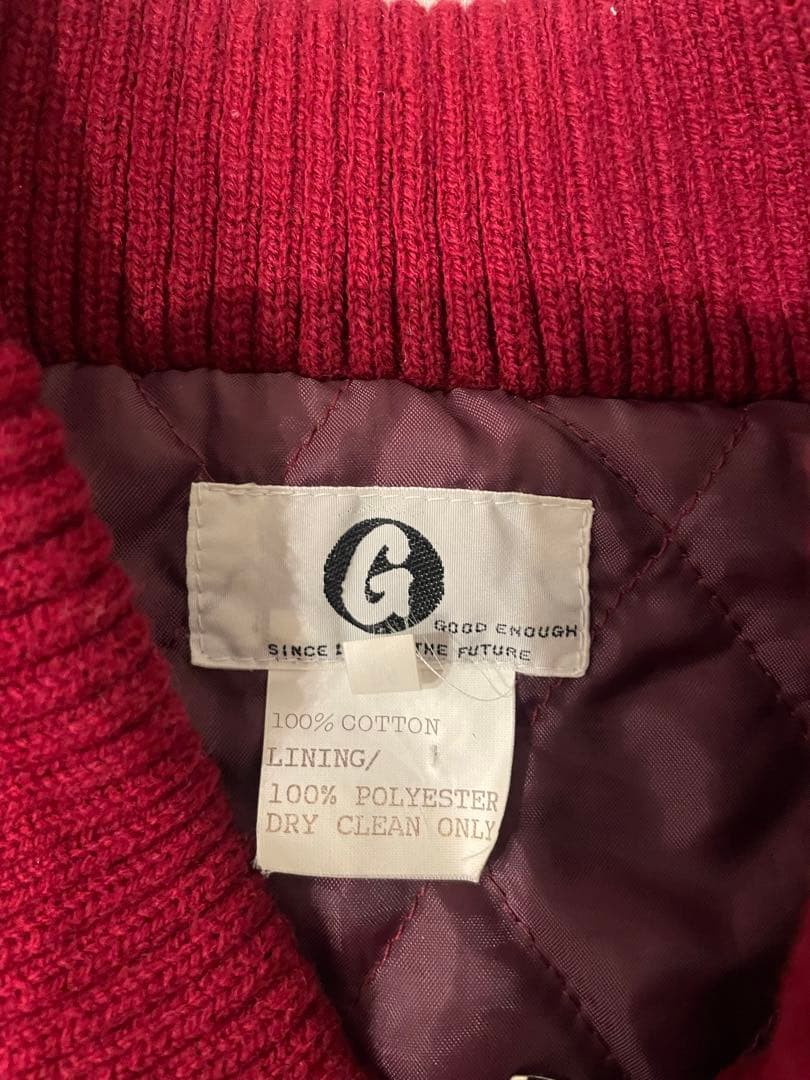 GOOD ENOUGH バーガーディ　ヴィンテージ　ジャケット Mサイズ