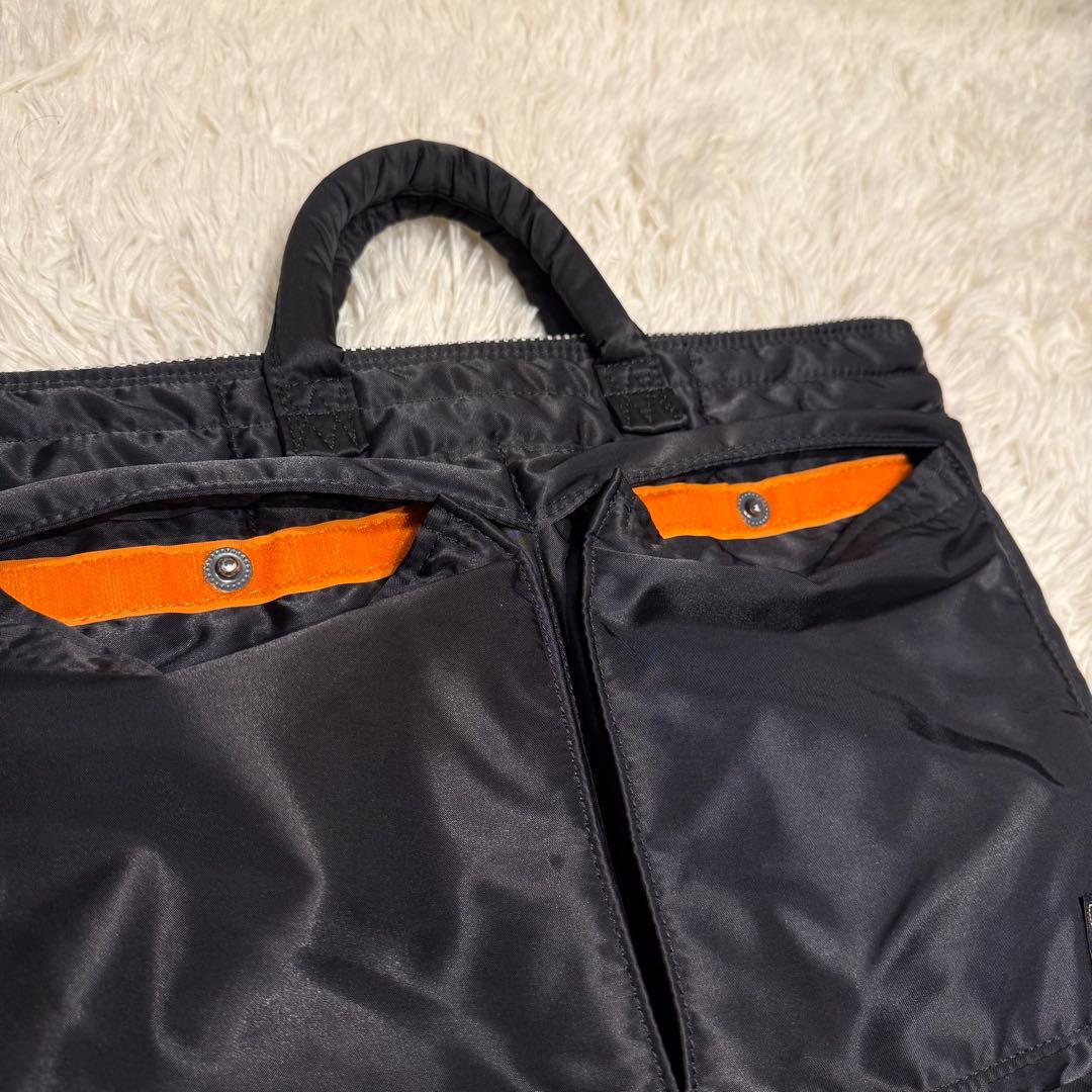 【極美品】ポーター タンカー ブリーフケース トートバッグ ビジネス ブラック