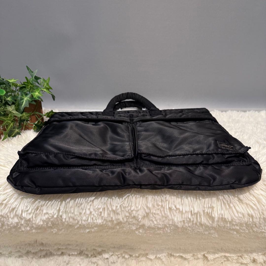 【極美品】ポーター タンカー ブリーフケース トートバッグ ビジネス ブラック