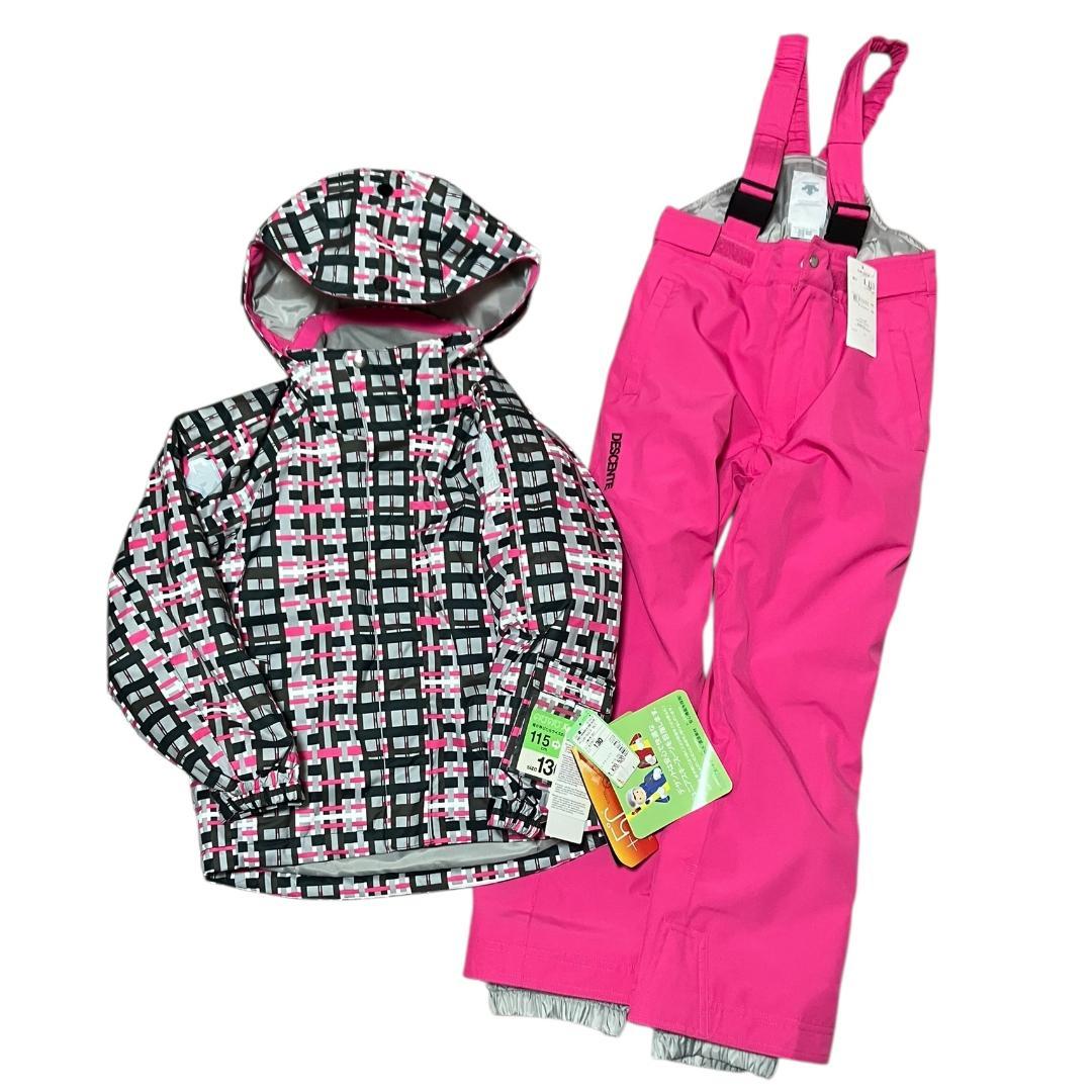未使用　DESCENTE デサント　スキーウェア キッズ 130cm 上下セット