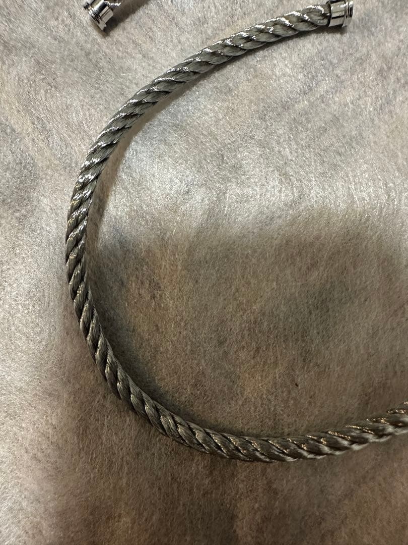 フレッド ケーブル ラージ #17 ブレスレット シルバー 美品 フォース10