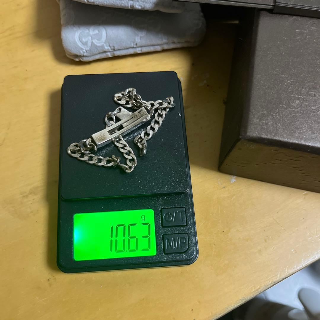 GUCCI　チェーンブレスレット 喜平 シルバー