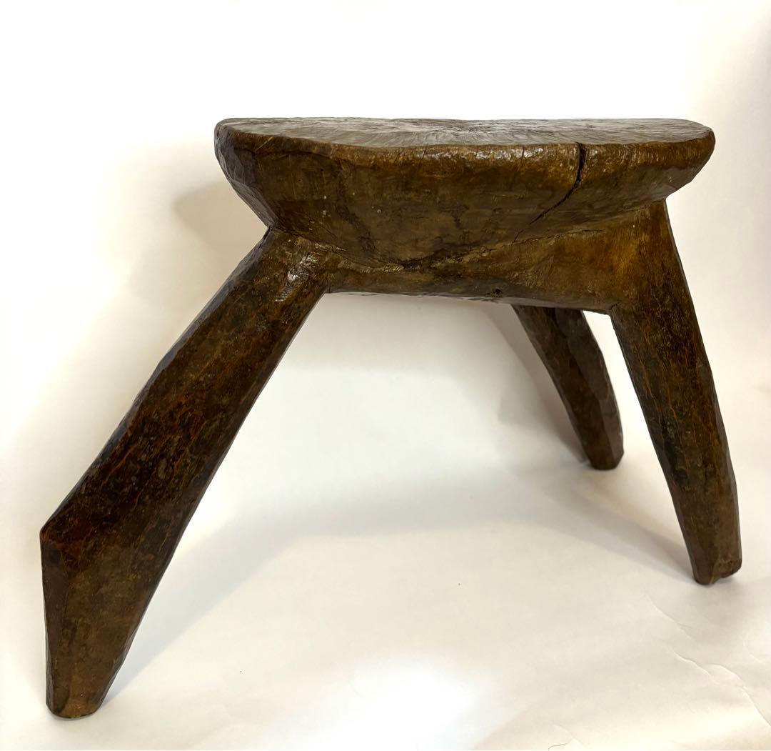 アフリカ　アンティーク　イス