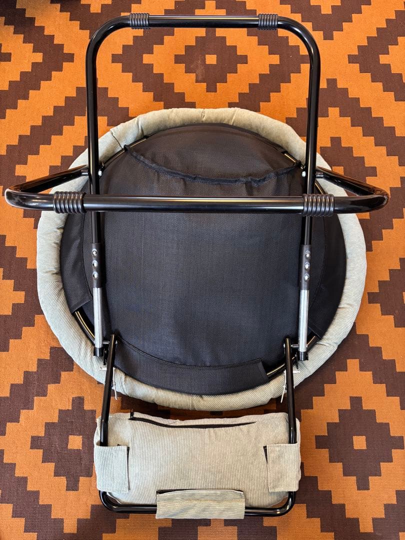 折り畳み リラックスラウンドチェア 1人掛け フォールディングチェア