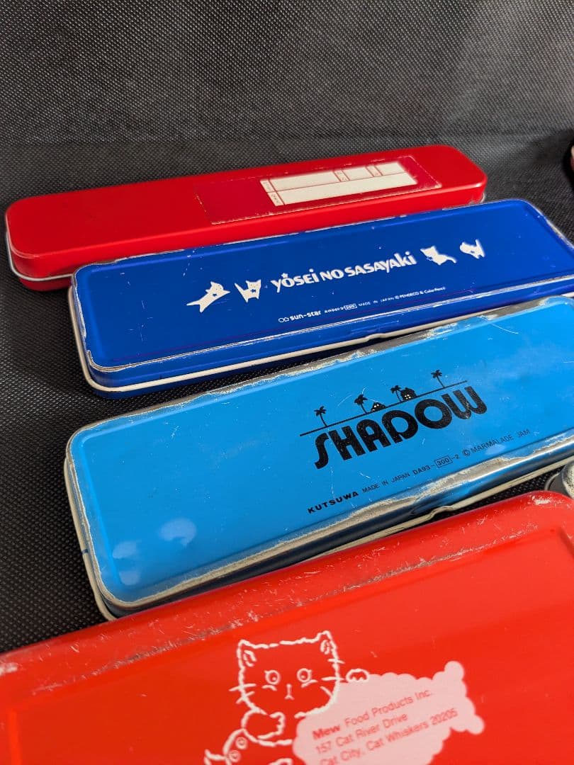 昭和レトロ 缶 ペンケース まとめ売り キャラクター 聖闘士星矢