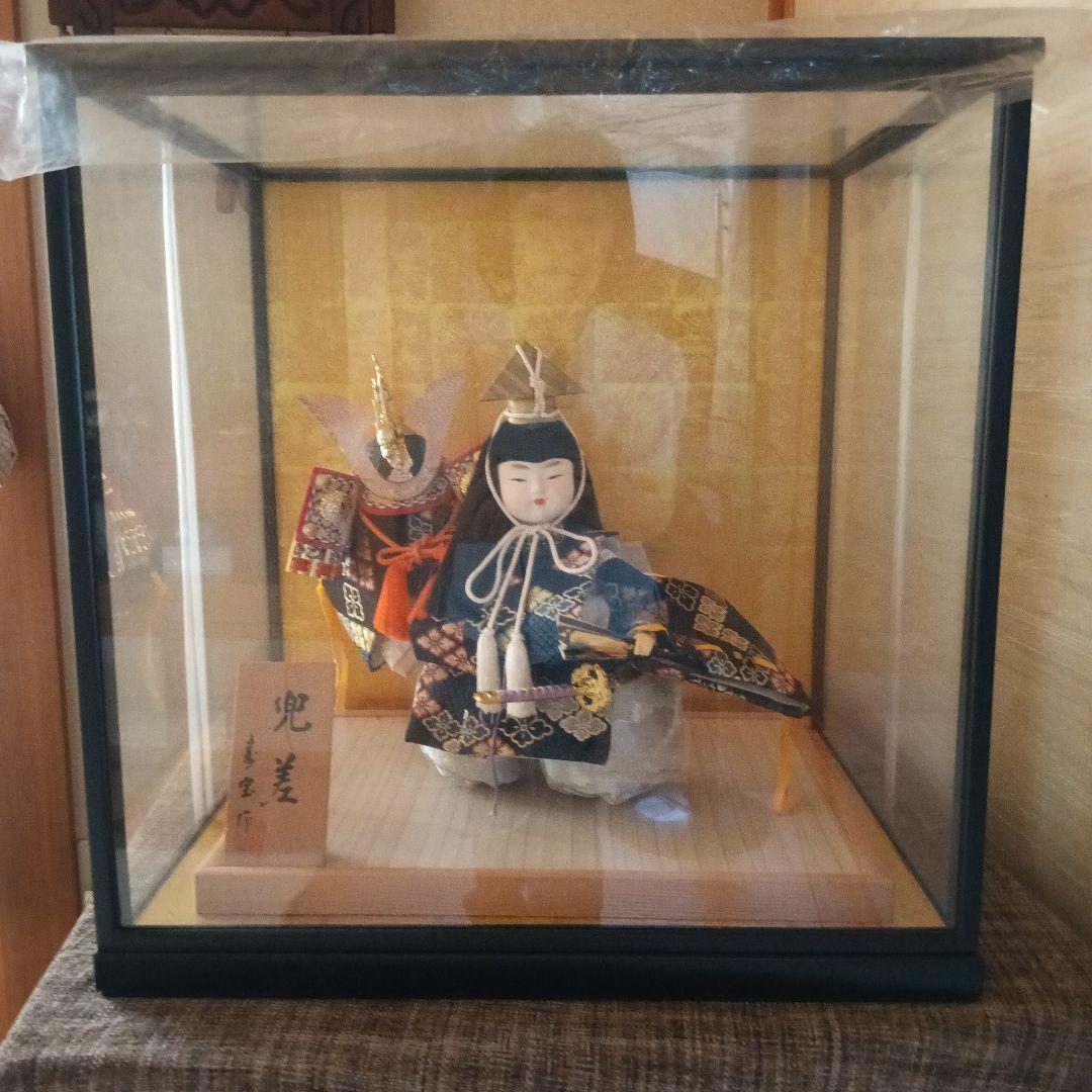 五月人形 ガラスケース入り