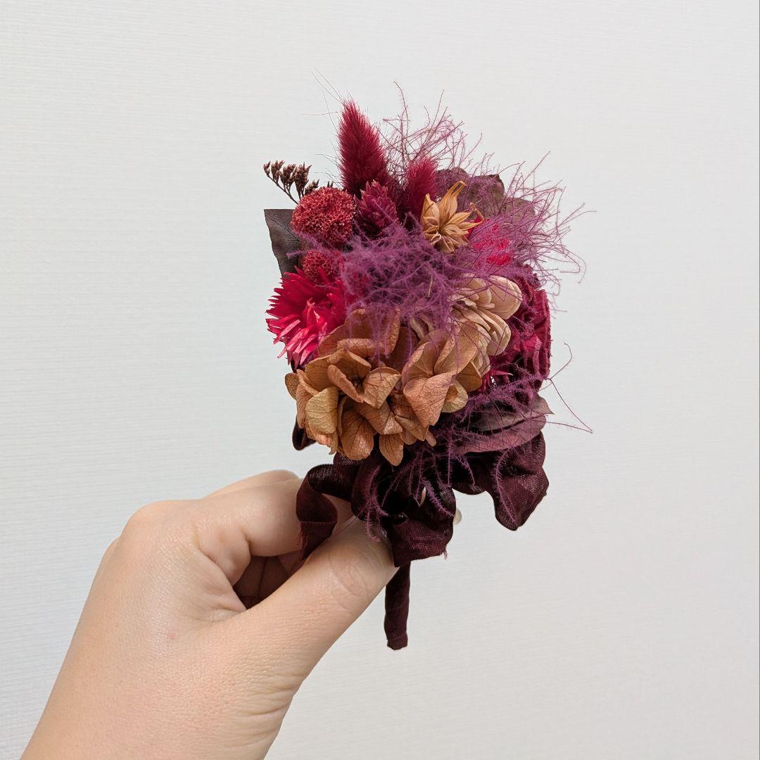 プリザーブドフラワー ブーケ・ブートニアセット