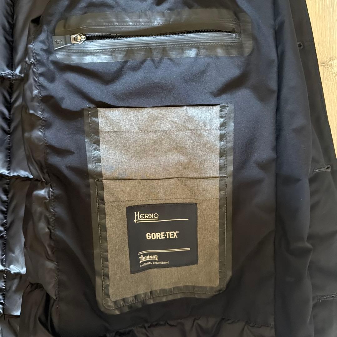 【美品】ヘルノHERNO ダウンコート　ゴアテックス