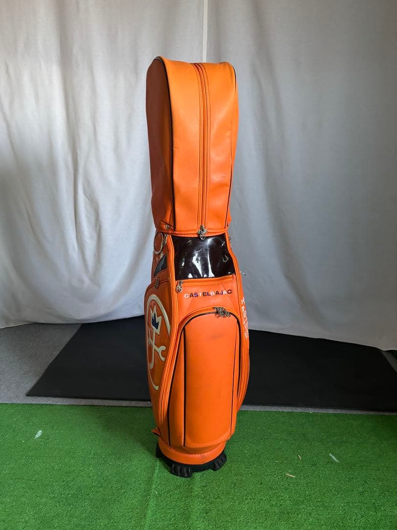 CASTELBAJAC オレンジ キャディバッグ