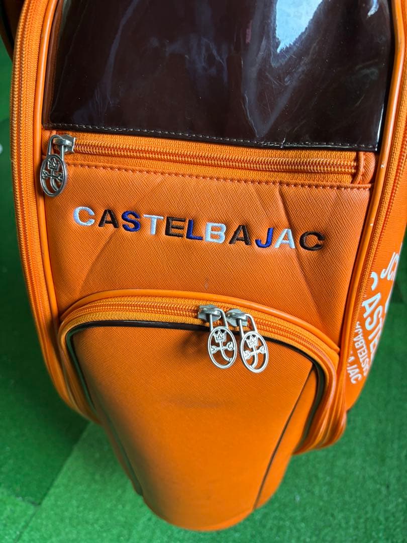 CASTELBAJAC オレンジ キャディバッグ