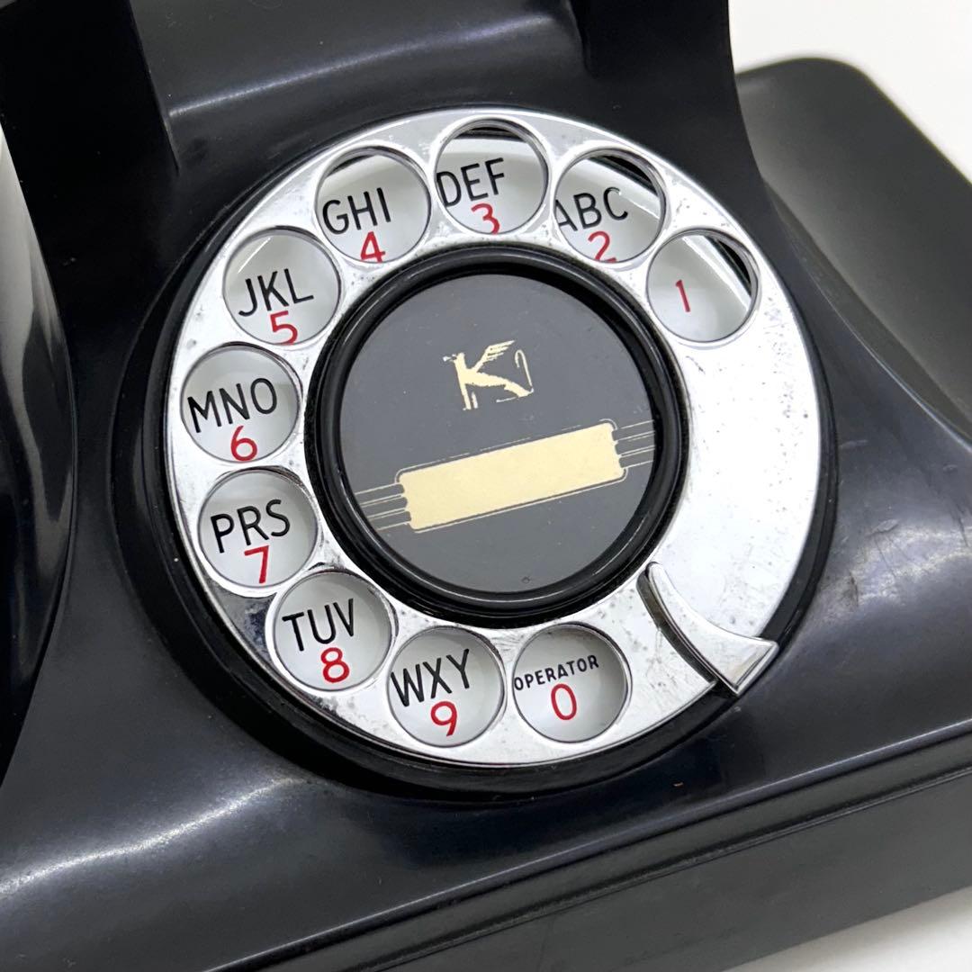 【希少レア】1940年代 アメリカ ケロッグ社製 ヴィンテージ品 黒電話 貴重品