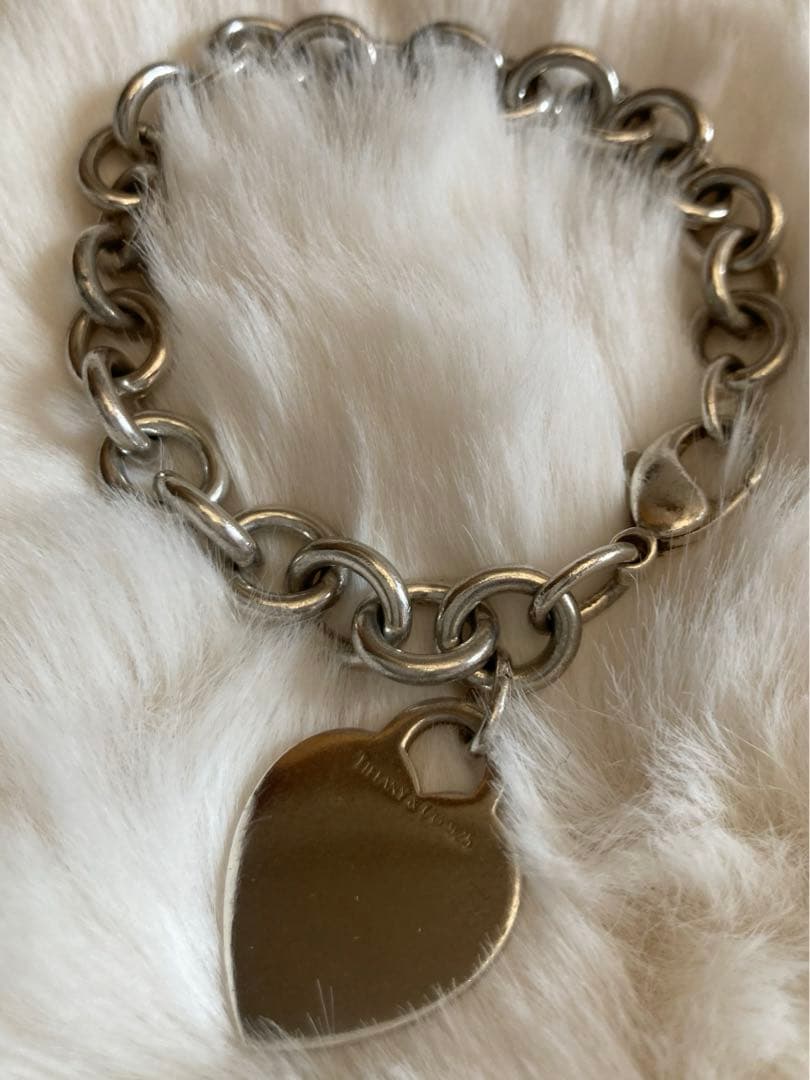 ティファニー　ブレスレット　ハートタグ　シルバー925