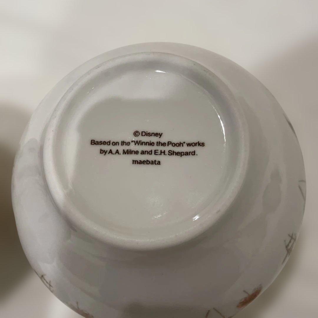 ディズニープーさん イーヨー 飯碗 2個セット　大きめ　高さ8 幅13 希少