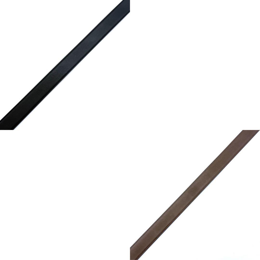 希少✨　HERMES ホースキット　スクエア　ベルト　レザー　リバーシブル