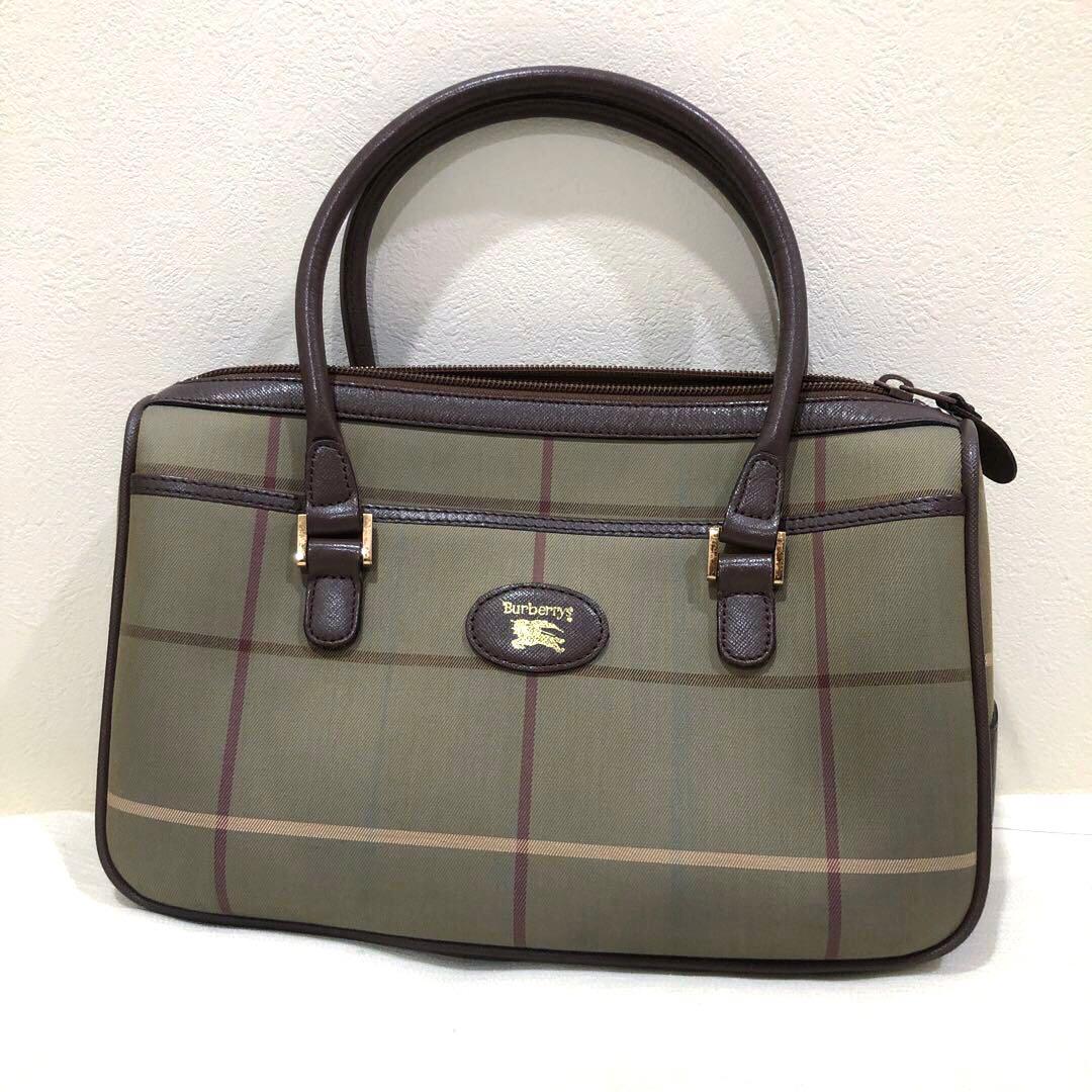 Vintage Burberrys バーバリー ハンドバッグ ミニボストン