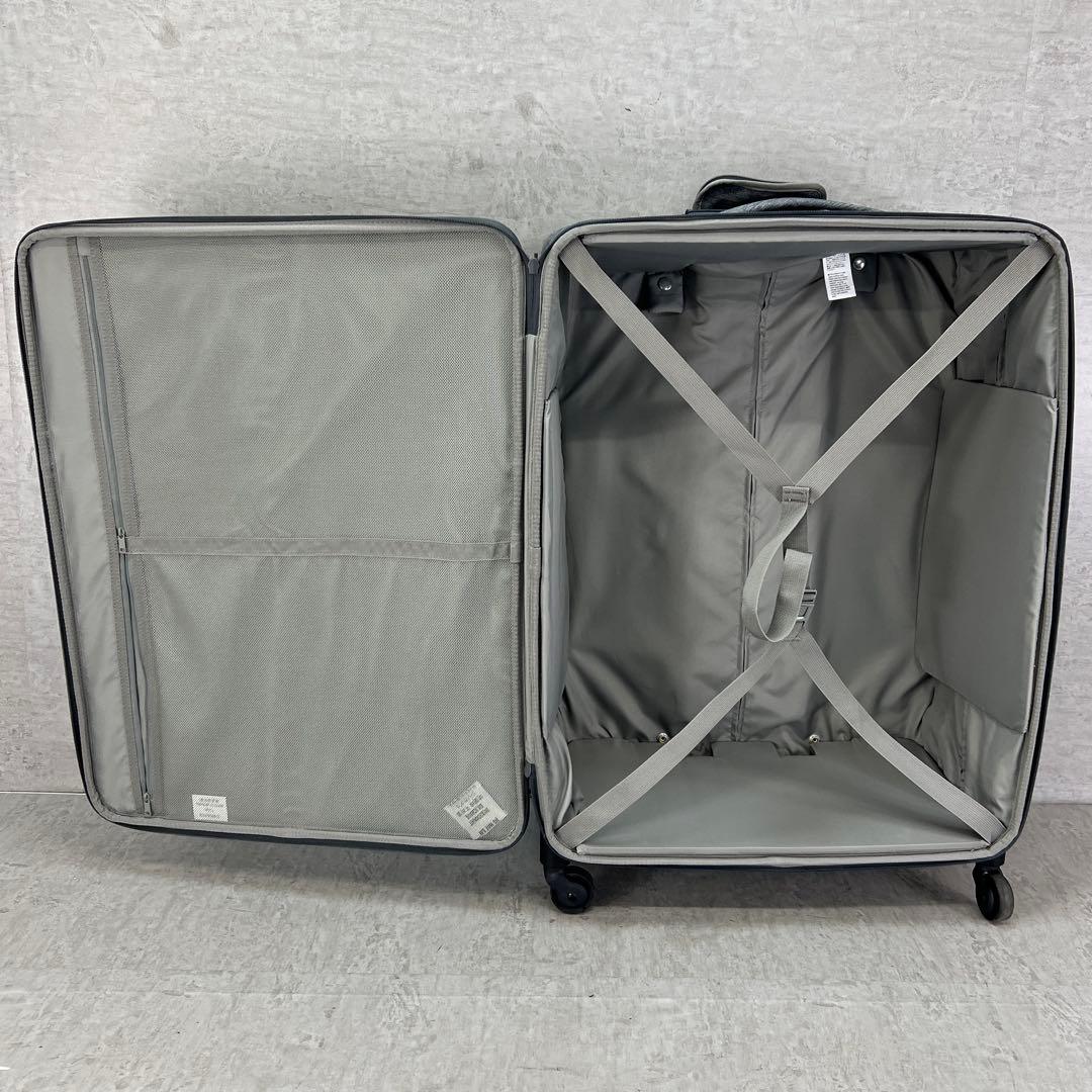 比較的美品　無印良品　特大　81L　半分の厚みで収納できるソフトキャリーケース