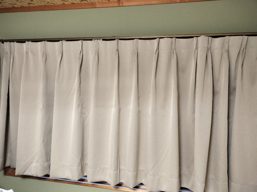 ㊱幅約240㌢×丈約102㌢　片開き　スミノエ　ドレープレースセット