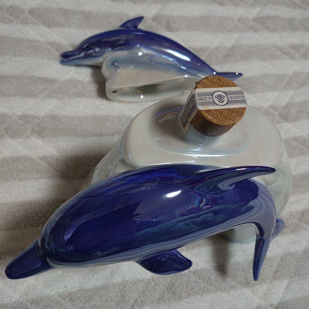 ⭕サントリーウイスキーイルカ【未開封】　　　　陶器ボトル　マリンコレクション