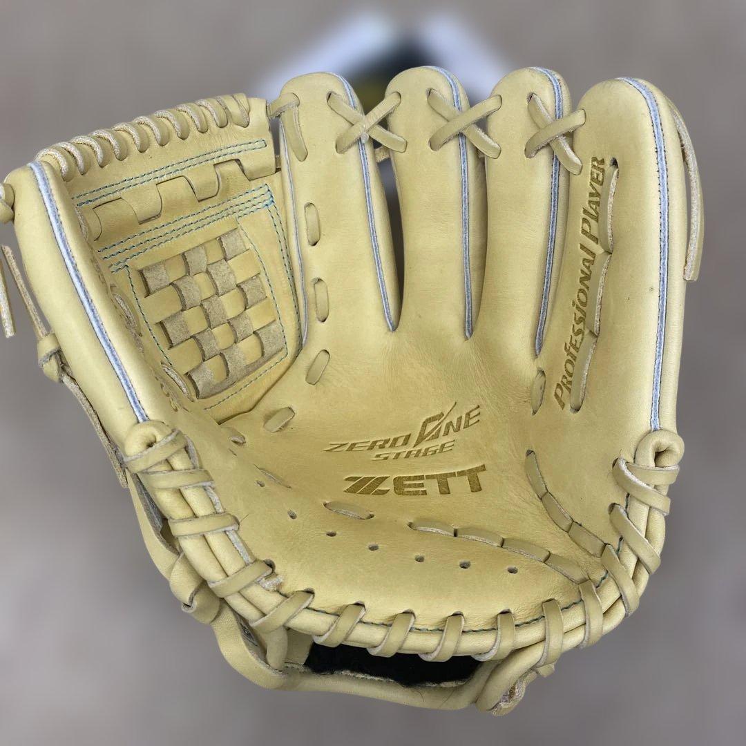 ZETT ZERO ONE STAGE 少年軟式 パステルブラウン　源田