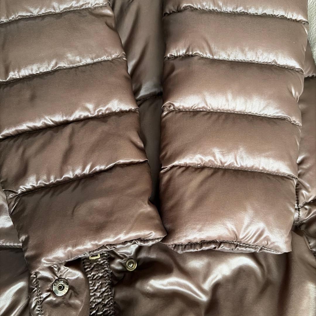 本日のみ　ヘルノ　HERNO ダウン　ブラウン　超軽量　ベルトファーフード　３８