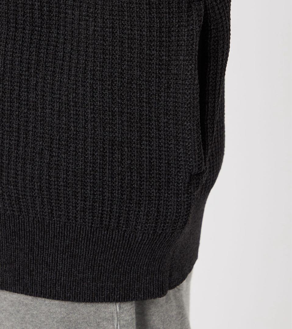 ナナミカ カーディガン S25FJ013 ノースフェイスパープルレーベル 黒